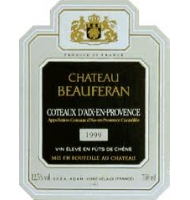 Étiquette de Château Beauferan 