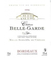 �tiquette de Ch�teau Belle-Garde - rouge 