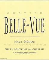 �tiquette de Ch�teau Belle-Vue 