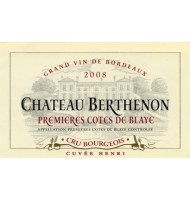 Étiquette de Château Berthenon - Cuvée Henri 