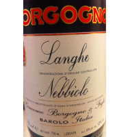 �tiquette de Borgogno - Langhe Nebiolo