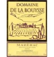 Étiquette de Domaine de la Bouysse - Mazérac 