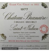 Étiquette de Château Branaire-Ducru - Saint-Julien 