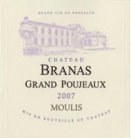 Étiquette de Château Branas Grand Poujeaux 