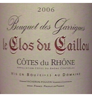 Étiquette de Clos du Caillou - Bouquet des Garrigues 