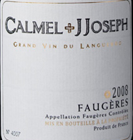 Étiquette de Calmel + JJoseph - Faugères