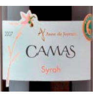 Étiquette de Camas - Syrah - Rouge