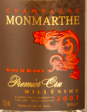 tiquette de Champagne Monmarthe - Blanc de Blancs