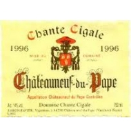 Étiquette de Domaine Chante Cigale - Châteauneuf du Pape - Blanc 