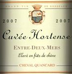 Étiquette de Cheval Quancard - Cuvée Hortense