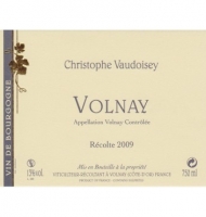 tiquette de Domaine Christophe Vaudoisey  - Volnay 