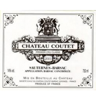 Étiquette de Château Coutet 