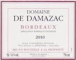 �tiquette de Domaine de Damazac 