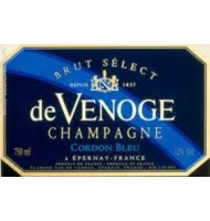 Étiquette de De Venoge - Cordon Bleu Brut Select