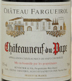 Étiquette de Château Fargueirol - Rouge 