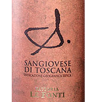 Étiquette de Fattoria Le Fonti - Sangiovese di Toscana
