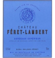 Étiquette de Château Feret-Lambert 