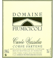 tiquette de Domaine Fiumicicoli - Cuve Vassilia - Blanc 