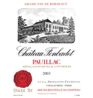 Étiquette de Château Fonbadet 