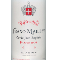 Étiquette de Château Franc-Maillet - Cuvée Jean-Baptiste 