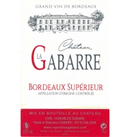 Étiquette de Château la Gabarre - Rouge 