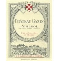 Étiquette de Château Gazin - Pomerol 