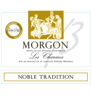 Étiquette de Gérard Brisson - Les Charmes Noble Tradition