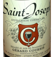 Étiquette de Gérard Courbis - Saint Joseph