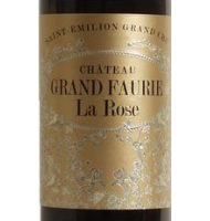 tiquette de Chteau Grand Faurie La Rose 