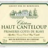 Étiquette de Château Haut Canteloup - blanc 