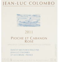 Étiquette de Jean-Luc Colombo - Pioche et Cabanon