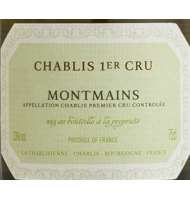 tiquette de La Chablisienne - Montmains