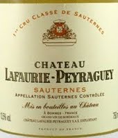 Étiquette de Château Lafaurie-Peyraguey 
