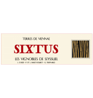 tiquette de Les vignobles de Seyssuel - Sixtus - Rouge