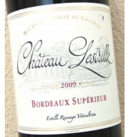Étiquette de Château Lestrille - Bordeaux supérieur 