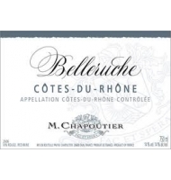 Étiquette de M. Chapoutier - Belleruche - Rouge