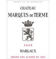 Étiquette de Château Marquis de Terme 