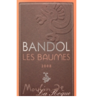Étiquette de Moulin de la Roque - Les Baumes - Rosé