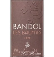 Étiquette de Moulin de la Roque - Les Baumes - Rouge