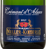 Étiquette de Muller Koeberlé - Brut - Méthode Traditionnelle 