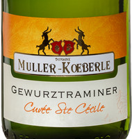 Étiquette de Muller Koeberlé - Cuvée Sainte Cécile