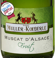 Étiquette de Muller Koeberlé - Muscat d