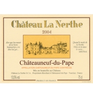 Étiquette de Château la Nerthe - Rouge 