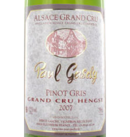 tiquette de Paul Gaschy - Pinot Gris