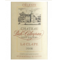 Étiquette de Château Pech-Céleyran - Céleste - Blanc 
