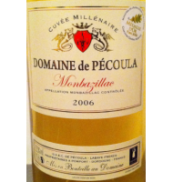 tiquette de Domaine de Pcoula - Monbazillac 