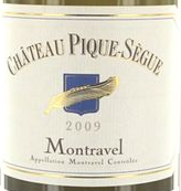 Étiquette de Château Pique-Sègue - Montravel 