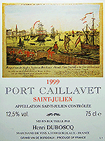Étiquette de Port Caillavet