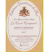 Étiquette de Château Quartironi de Sars - La Cuvée Campanil 