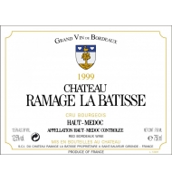 Étiquette de Château Ramage la Batisse 